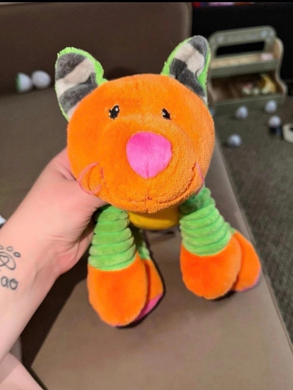 Mary Meyer Orange & Green Plush Toy